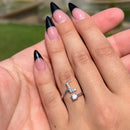 Anel Inicial do nome em Prata 925