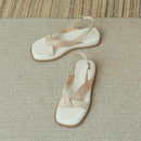 Ávila Sandália Feminina Plataforma Couro - Branco