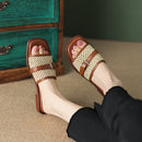 Maragogi Chinelo Retrô Salto Alto - Marrom