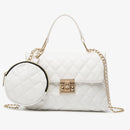 Milão Conjunto Bolsa e Carteira - Branco