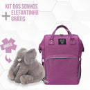 Bolsa Maternidade LEQUEEN Original + Elefantinho 60cm