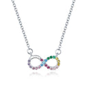 Conjunto Infinito Colorido Prata